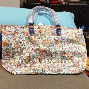 Colorful Tokidoki N.Y. Comi Con Patterned Tote Bag